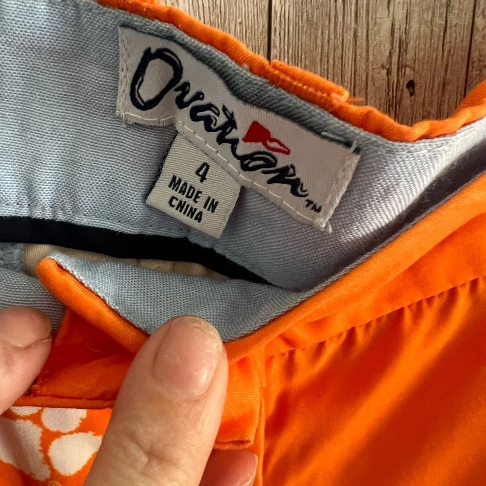Clemson Tigers Game Day Orange Shorts Women’s 4 - Picture 3 of 5